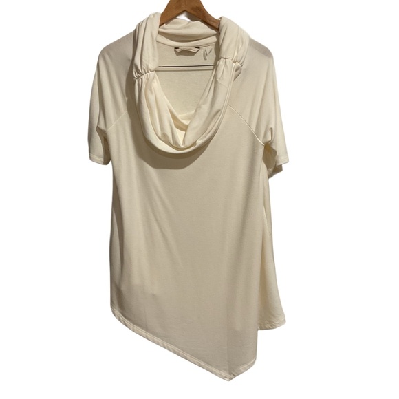 Soft Surroundings Women’s Cowl Neck Blouse Short Sleeve - Picture 1 of 6